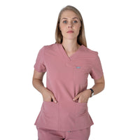 Core 2.0 Jane Three-Pocket  Scrub Top