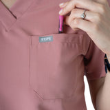 Core 2.0 Jane Three-Pocket  Scrub Top