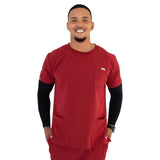 Core 2.0 Round-Neck Three-Pocket Scrub Top