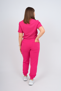 Very Berry Amara Three-Pocket Scrub Top and Lara Jogger Set