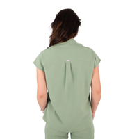 Core 2.0 Jude Mandarin Collar Two-Pocket Scrub Top