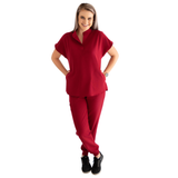 Core 2.0 Jude Mandarin Collar Two-Pocket Scrub Top
