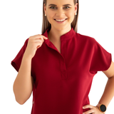 Core 2.0 Jude Mandarin Collar Two-Pocket Scrub Top