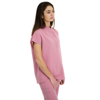 Core 2.0 Jude Mandarin Collar Two-Pocket Scrub Top