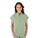 Core 2.0 Jude Mandarin Collar Two-Pocket Scrub Top