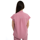 Core 2.0 Jude Mandarin Collar Two-Pocket Scrub Top