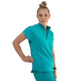 Core 2.0 Jude Mandarin Collar Two-Pocket Scrub Top