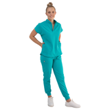 Core 2.0 Jude Mandarin Collar Two-Pocket Scrub Top